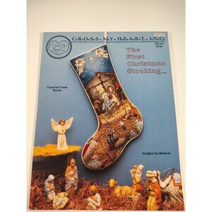 Cross My Heart Counted Cross Stocking The First Christmas PATTERN ONLY!